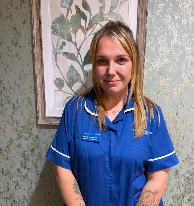 emily vaughan one of our senior care assistants