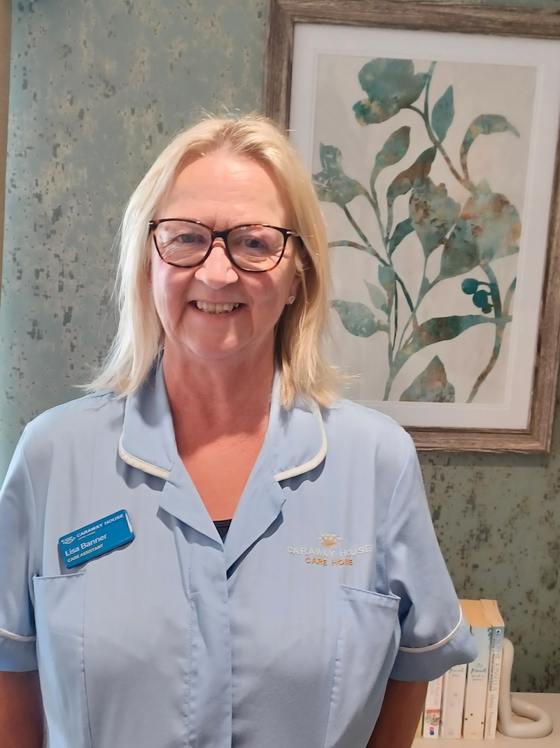 Lisa banner one of our care assistants