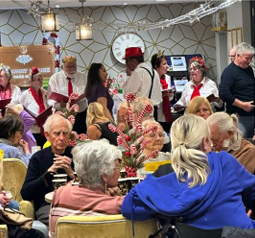 Residents celebrating