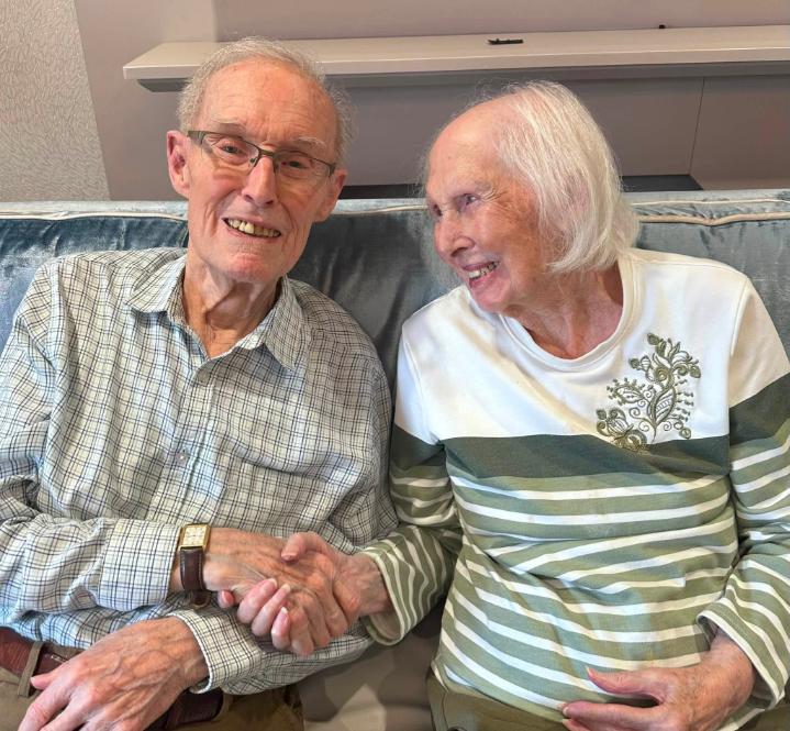 residents enjoying the music